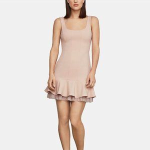 BCBG Nude Polka Dot Dress